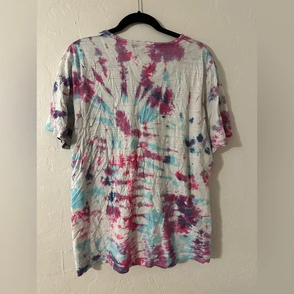Tie dye holey T-shirt - Picture 2 of 2